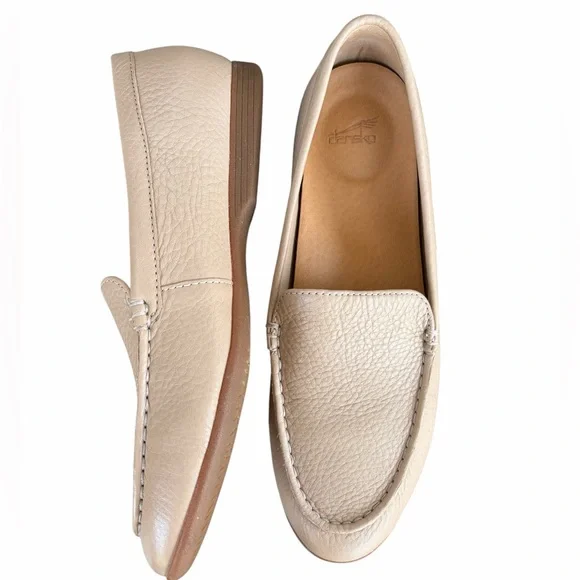 Dansko Lorri Tan Waxy Milled Leather Loafer - Picture 4 of 8